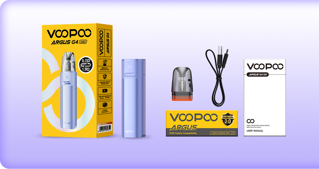 Комплектація VooPoo Argus G4 Mini
