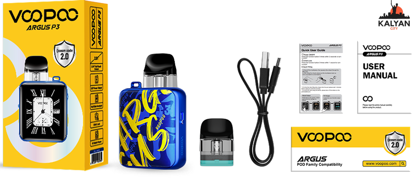 Комплектація VooPoo Argus P3