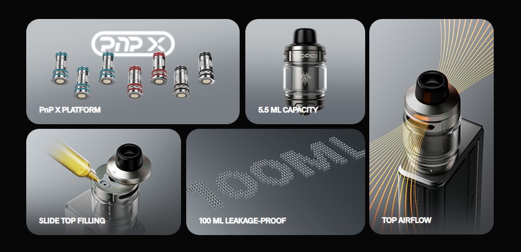 Обдув і регулювання затягування Uforce-X Tank