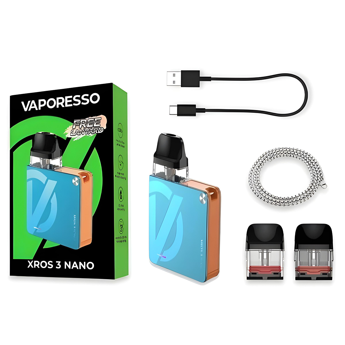 Комплектація Вапорессо Хрос Нано 3