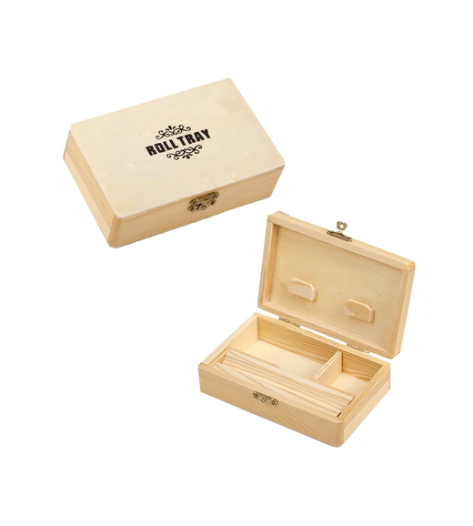 Бокс дерев'яний Amsterdam Roll Box Small Wooden Beige (Бежевий)