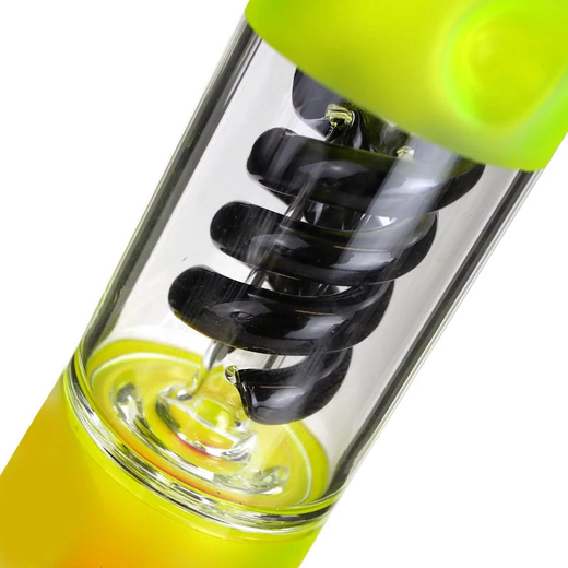 Бонг стеклянный Amsterdam Rasta Club Green Red (Зелено-красный)