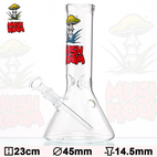 Бонг скляний Black Leaf Mushroom Beaker Clear (Прозорий)