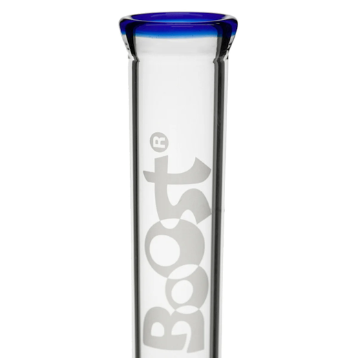 Бонг скляний Boost Cane + Ice Clear Blue (Прозоро-синій)