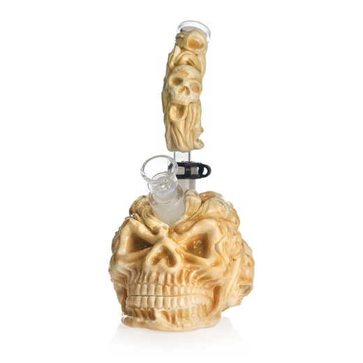 Бонг скляний Classic Skull Beige (Бежевий)