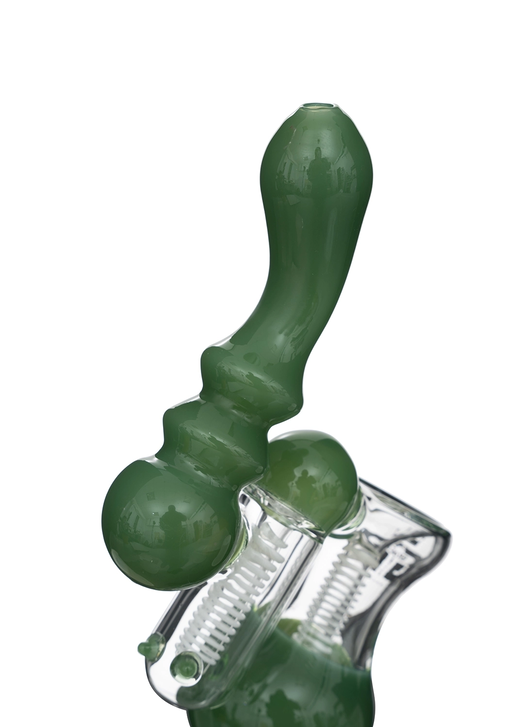 Бонг скляний Grace Glass Saxo Series Green (Зелений)