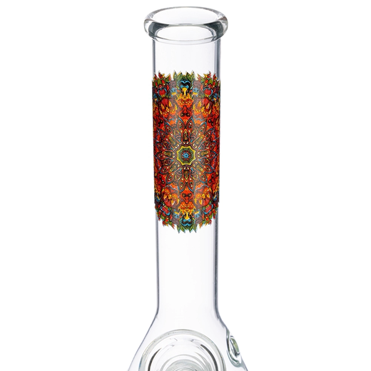 Бонг скляний Greenline Mandala Clear (Прозорий)