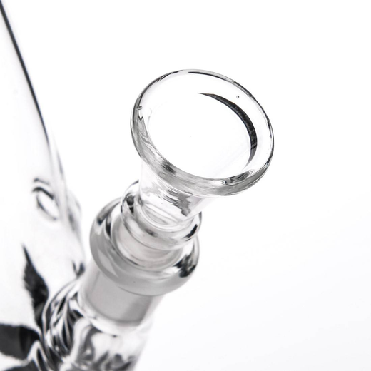 Бонг стеклянный Rasta Hangover Multi Leaf Clear Black (Прозрачно-черный)