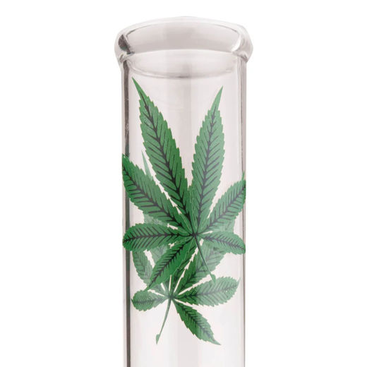 Бонг скляний Rasta Hangover Multi Leaf Clear Green (Прозоро-зелений)