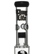 Бонг скляний Thug Life OG Series V2 Black Clear (Прозоро-чорний)