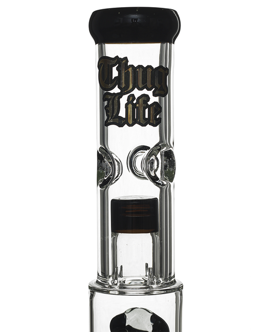 Бонг скляний Thug Life OG Series V2 Black Clear (Прозоро-чорний)