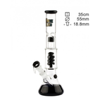 Бонг скляний Thug Life OG Series V2 Black Clear (Прозоро-чорний)