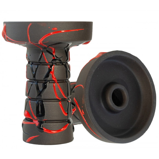 Чаша глиняна Gusto Bowls Harmony Black Glaze Red Black (Червоно-чорний)