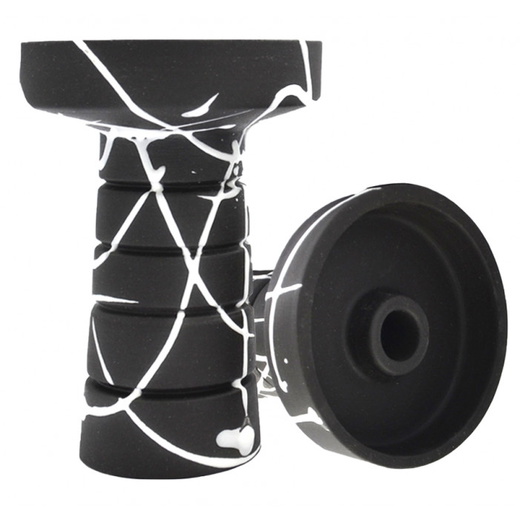 Чаша глиняна Gusto Bowls Harmony Black Glaze White (Білий)
