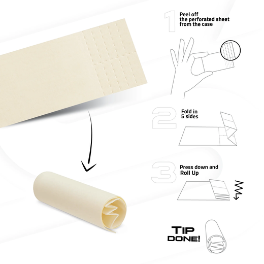 Фільтри для самокруток RAW Perforated Wide Tips, 50 шт