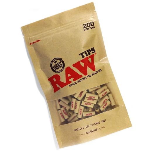 Фільтри для самокруток RAW Prerolled Filter Tips, 200 шт