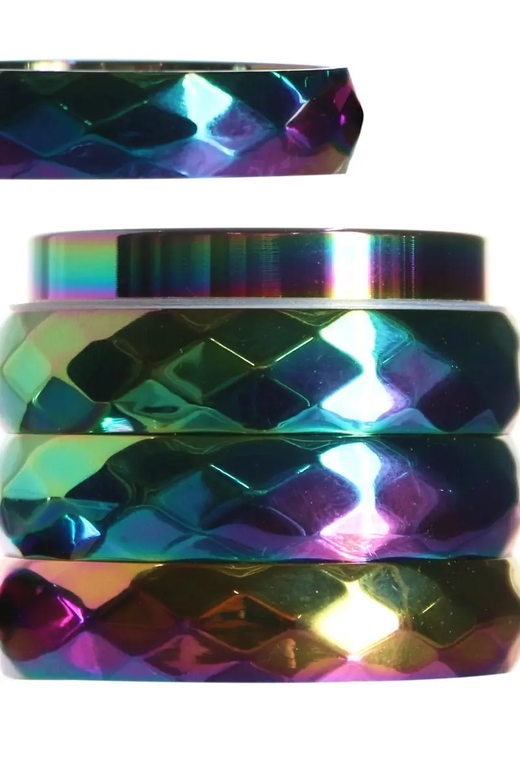 Гріндер Champ High Rainbow Diamond (Фіолетово-синій)