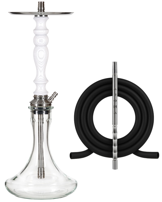 Кальян Aroma Steel Bravo White (Білий)