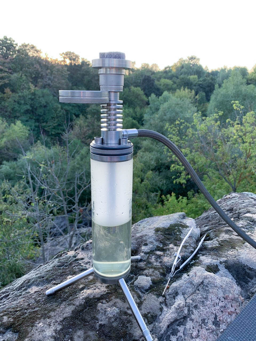 Кальян Hi-tech Club Travel Silver (Срібний)