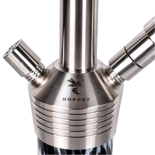 Кальян Hornet SS01 Silver Black (Серебряно-черный)