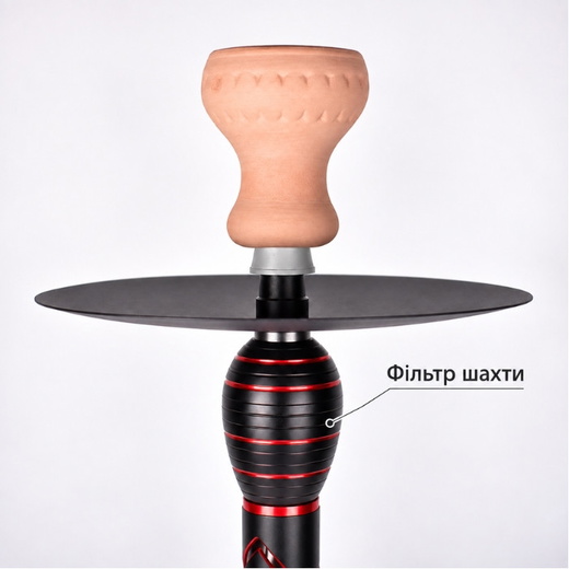 Кальян Hornet Wing Black Red (Чорно-червоний)