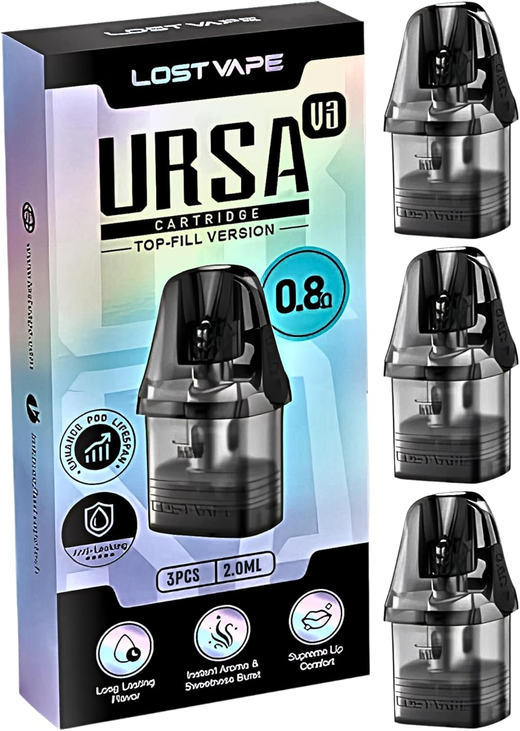 Картридж Lost Vape Ursa Nano V3 0.8 Ом, 2.5 мл