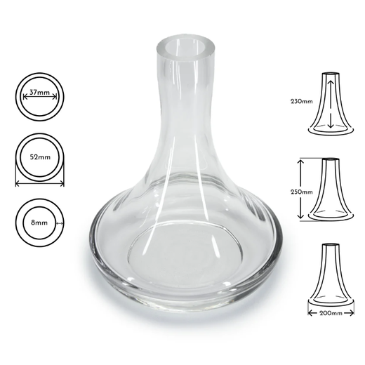 Колба Storm під різьбу Clear (Прозорий)