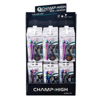 Трубка скляна з гріндером Champ High Rainbow Glass Pipe + Gringer (Фіолетовий)