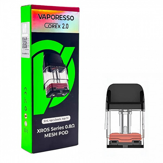 Картридж VAPORESSO XROS Series (Corex 2.0) 0.8 Ом, 3 мл