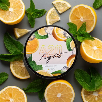 Тютюн 420 Light Айс Лимон М'ята 100г