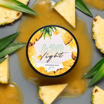 Тютюн 420 Light Ананасовий смузі 250г