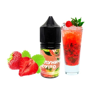 Сольова рідина 420 Liquid Полуничний Мохіто 30 мл 50 мг