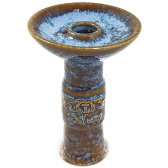 Чаша глиняна Amy Deluxe Phunnel в глазурі Brown Blue (Коричнево-синій)