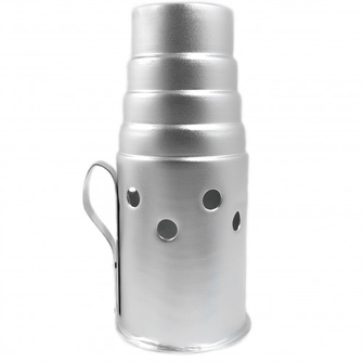 Ковпак для кальяну драбинка срібло