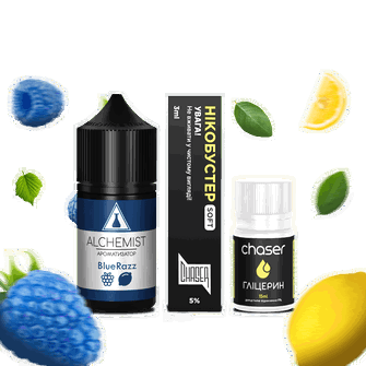 Набір Alchemist BlueRazz (Блакитна Малина) 30 мл 50 мг