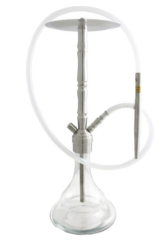 Кальян AMY 4 STARS SS 1003 висота 70 см на 1 персону прозорий