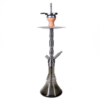 Кальян AMY 4 STARS SS 2002 висота 55 см на 1 персону чорний