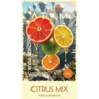 Табак Atom Citrus Mix (Микс цитрусов) 50г