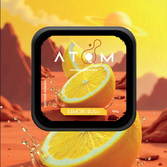 Тютюн Atom Lemon Rush (Кислий лимон) 100г