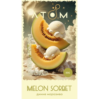 Тютюн Atom Melon Sorbet (Динне морозиво) 50г