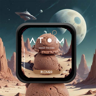 Тютюн Atom Plombir (Шоколадне морозиво) 100г