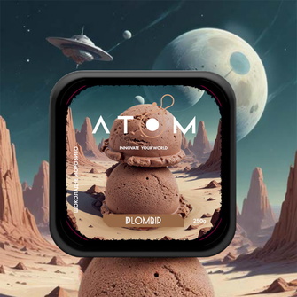 Тютюн Atom Plombir (Шоколадне морозиво) 200г