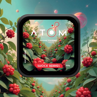 Тютюн Atom Shock Berries (Кислі лісові ягоди) 100г