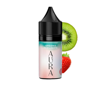 Рідина Aura Green and Red Lights (Ківі Полуниця) 15 мл 50 мг