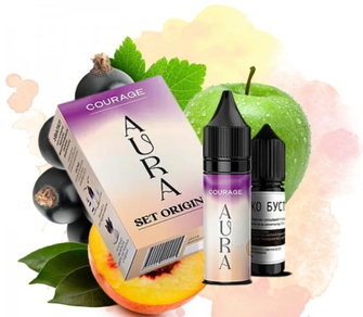 Набір Aura Original Courage (Яблуко Персик Чорна смородина) 30 мл 50 мг