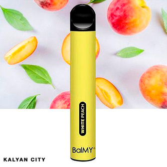 BalMY Акциз White Peach (Білий Персик) 500 puff