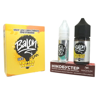 Набір Balon Bubble Letter (Фруктові пластівці) 30 мл 50 мг