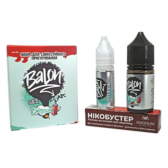 Набір Balon Cartoon (Банан Маракуя Груша) 30 мл 50 мг