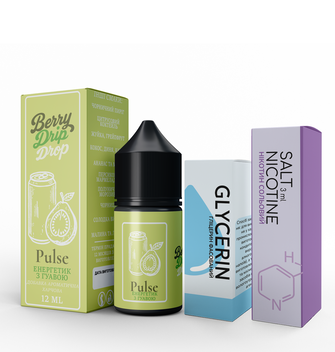Набір Berry Drip Drop Pulse (Енергентик з Гуавою) 30 мл 30 мг