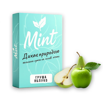 Безнікотинова суміш Mint Груша Яблуко 100г